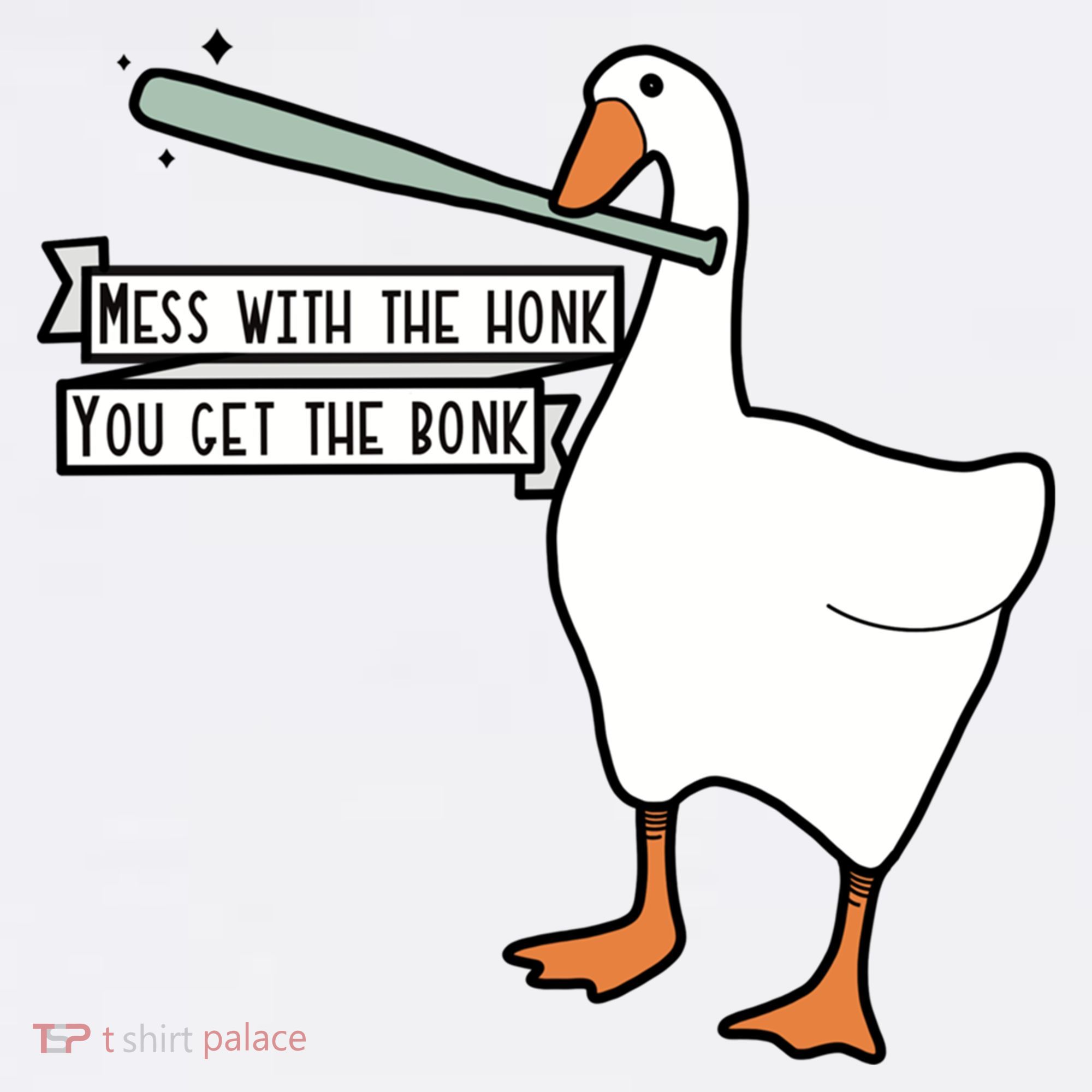 Mess With The Honk You Get The Bonk Goose Mousepad