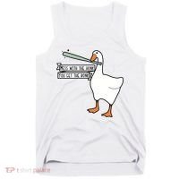 Mess With The Honk You Get The Bonk Goose Tank Top thumb 0