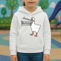 Mess With The Honk You Get The Bonk Goose Kids Hoodie thumb 3