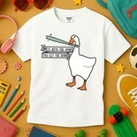 Mess With The Honk You Get The Bonk Goose Kids T-Shirt thumb 3