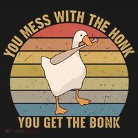 Mess With The Honk You Get The Bonk Makes A Funny Goose Meme For Every Gamer And Ornament thumb 1