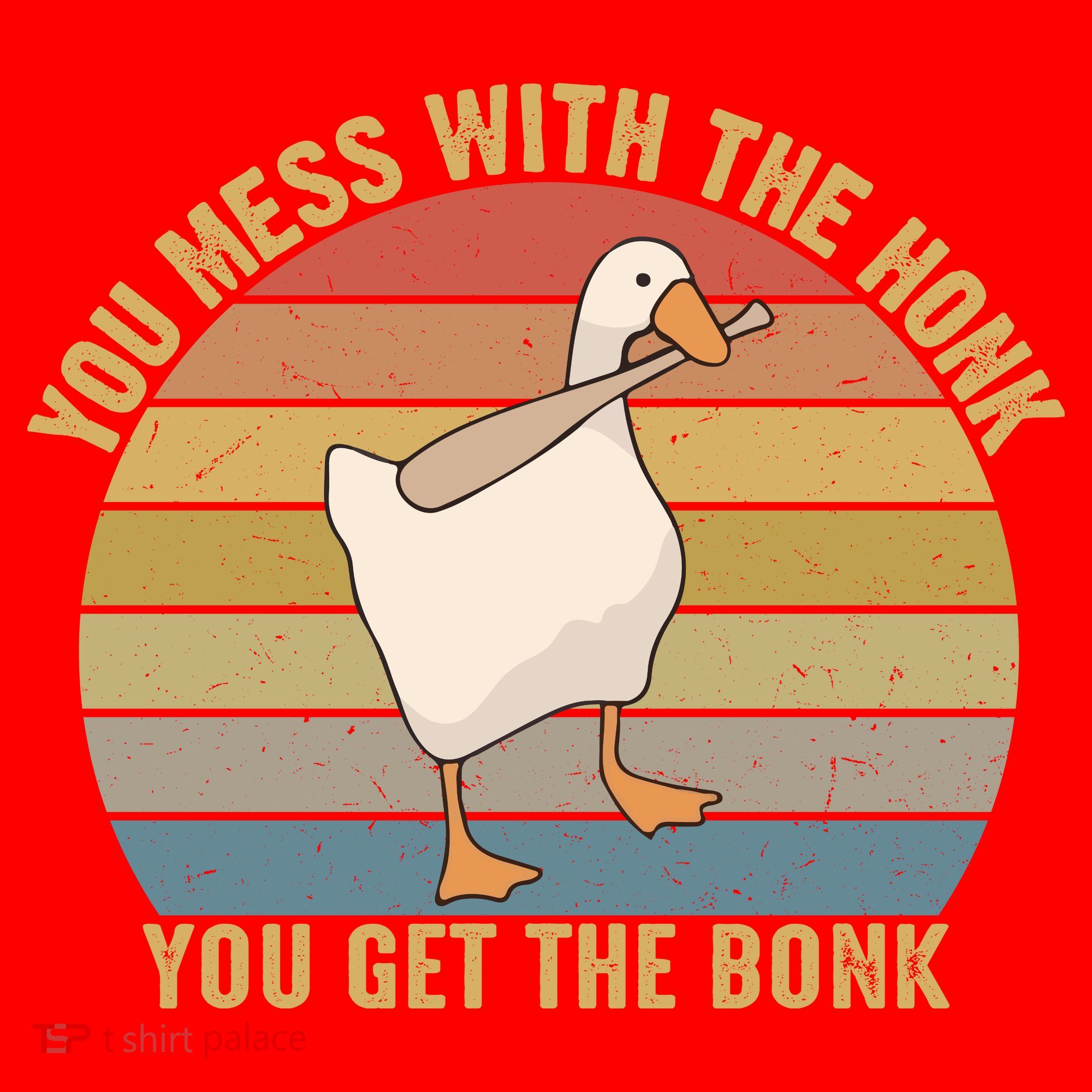 Mess With The Honk You Get The Bonk Makes A Funny Goose Meme For Every Gamer And Santa Hat