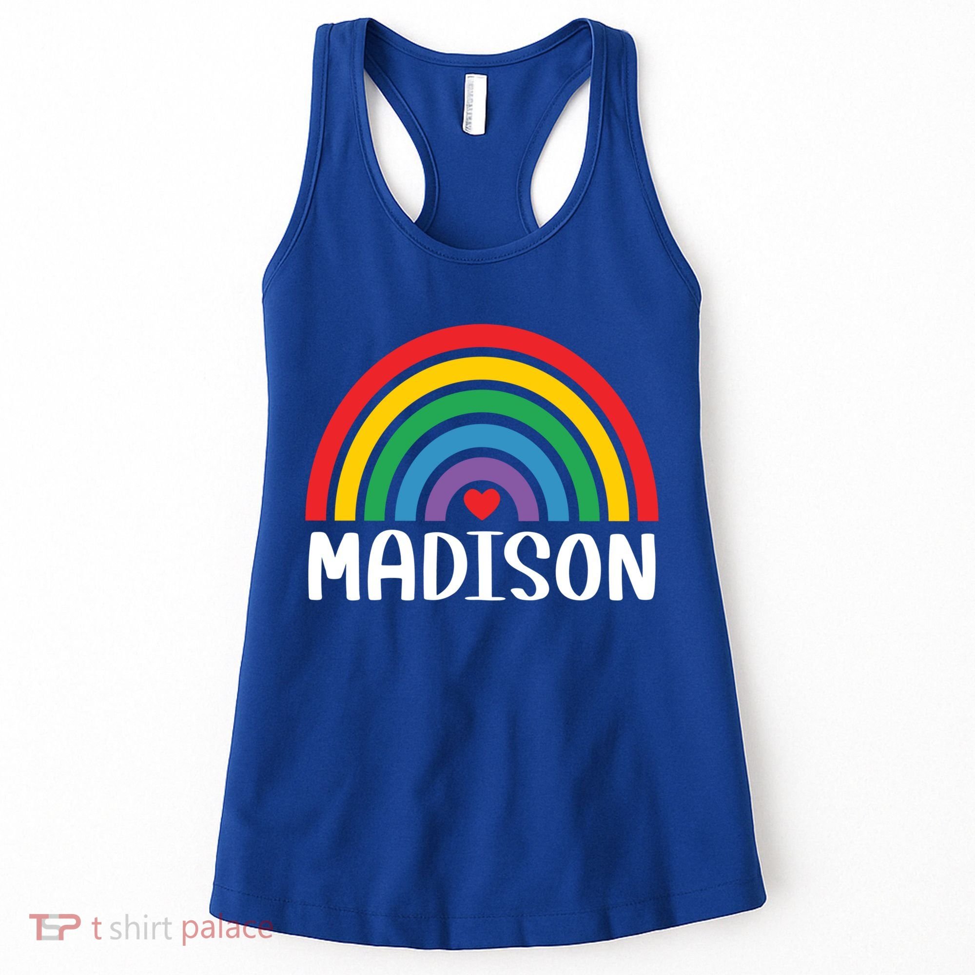 Madison Wisconsin Travel I Love Madison Usa Meaningful Gift Women's Tank Top
