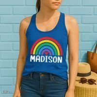 Madison Wisconsin Travel I Love Madison Usa Meaningful Gift Women's Tank Top thumb 2