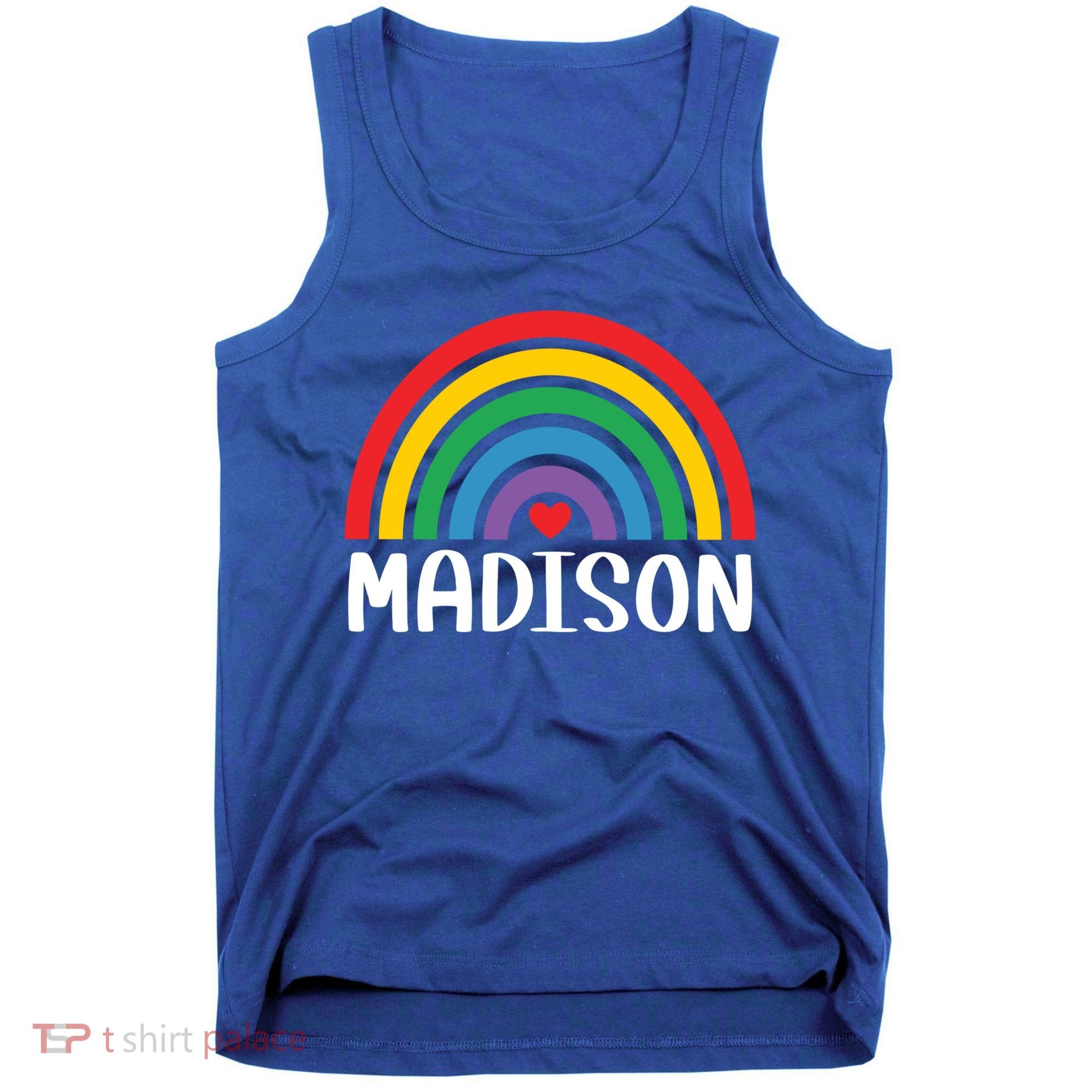 Madison Wisconsin Travel I Love Madison Usa Meaningful Gift Tank Top
