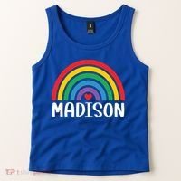 Madison Wisconsin Travel I Love Madison Usa Meaningful Gift Tank Top thumb 2