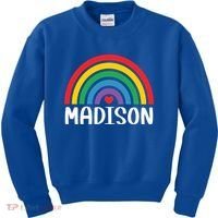 Madison Wisconsin Travel I Love Madison Usa Meaningful Gift Kids Sweatshirt thumb 0