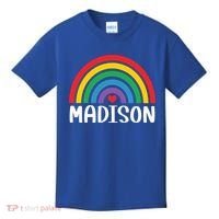 Madison Wisconsin Travel I Love Madison Usa Meaningful Gift Kids T-Shirt thumb 0