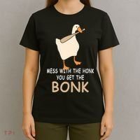 Mess With The Honk You Get The Bonk T-Shirt thumb 4