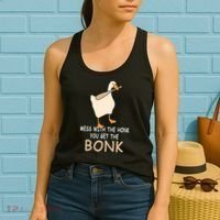 Mess With The Honk You Get The Bonk Women's Tank Top thumb 2