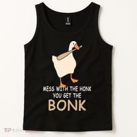 Mess With The Honk You Get The Bonk Tank Top thumb 2