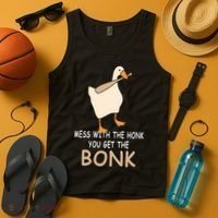 Mess With The Honk You Get The Bonk Tank Top thumb 4