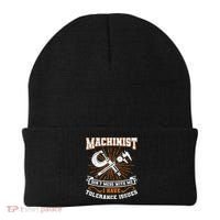 Machinist With Tolerance Issues Machinist Funny Beanie thumb 0