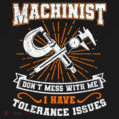 Machinist With Tolerance Issues Machinist Funny Baby Long Sleeve Bodysuit