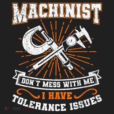 Machinist With Tolerance Issues Machinist Funny Golf Towel
