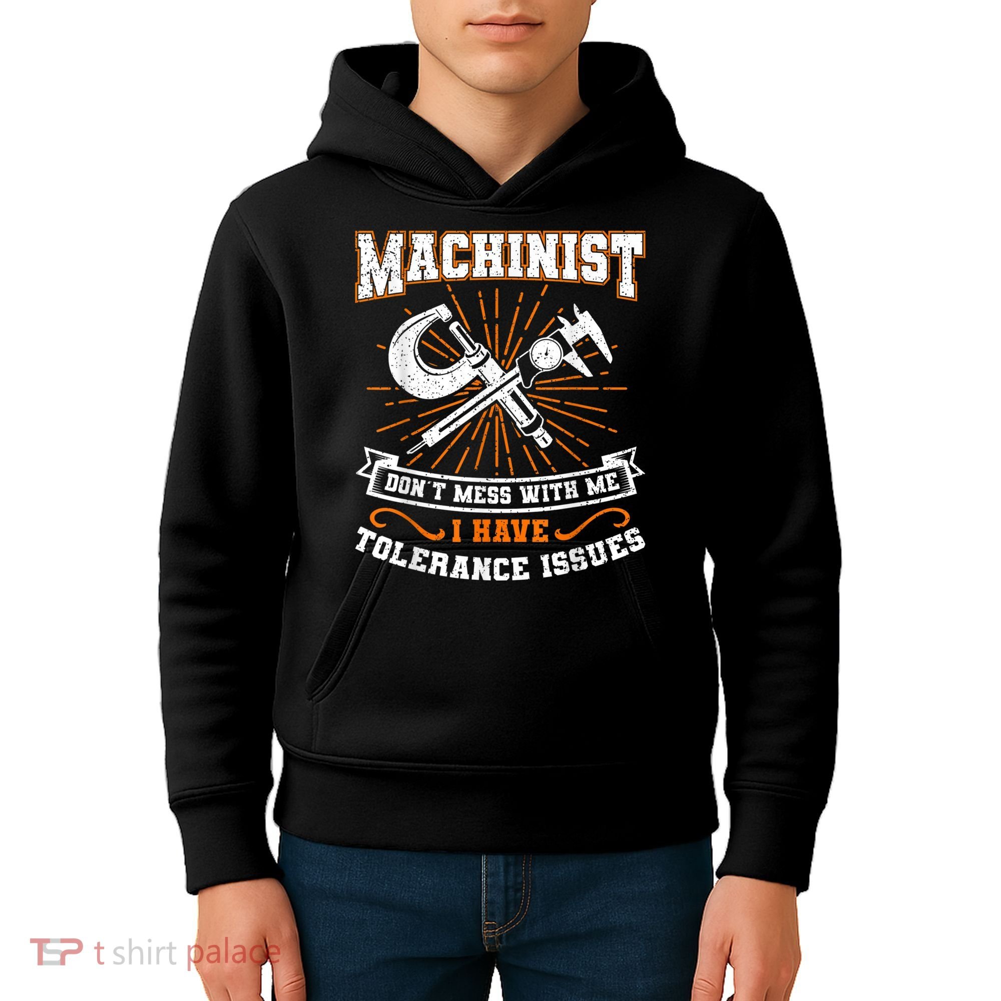 Machinist With Tolerance Issues Machinist Funny Kids Hoodie