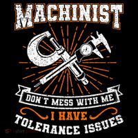 Machinist With Tolerance Issues Machinist Funny Gift Kids Sweatshirt thumb 2