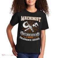 Machinist With Tolerance Issues Machinist Funny Gift Kids T-Shirt thumb 2
