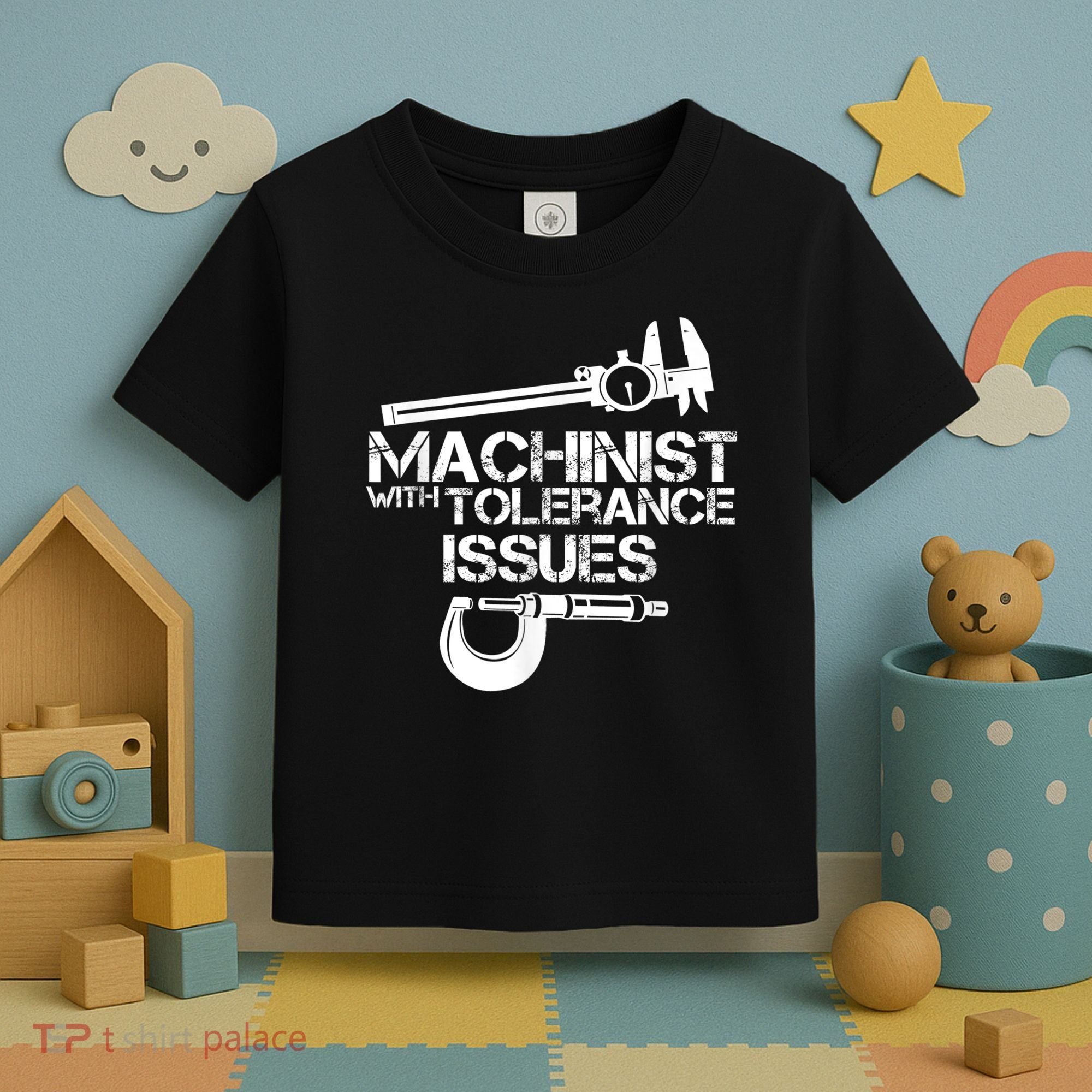 Machinist With Tolerance Issues.Machinist Funny Toddler T-Shirt