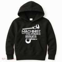 Machinist With Tolerance Issues.Machinist Funny Kids Hoodie thumb 0