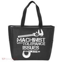 Machinist With Tolerance Issues.Machinist Funny Tote Bag thumb 0