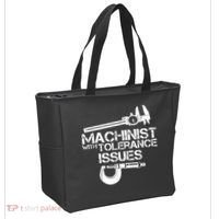 Machinist With Tolerance Issues.Machinist Funny Tote Bag thumb 2