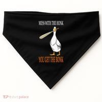 Mess With The Honk Goose Game Gamer Wooden Club Computer USA-Made Doggie Bandana thumb 0