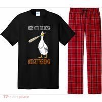 Mess With The Honk Goose Game Gamer Wooden Club Computer Pajama Set thumb 0