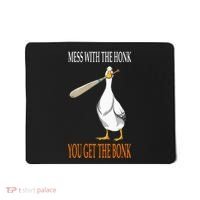 Mess With The Honk Goose Game Gamer Wooden Club Computer Mousepad thumb 0