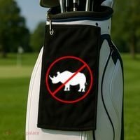 Mess With The Honk Goose Game Gamer Wooden Club Computer Golf Towel thumb 2