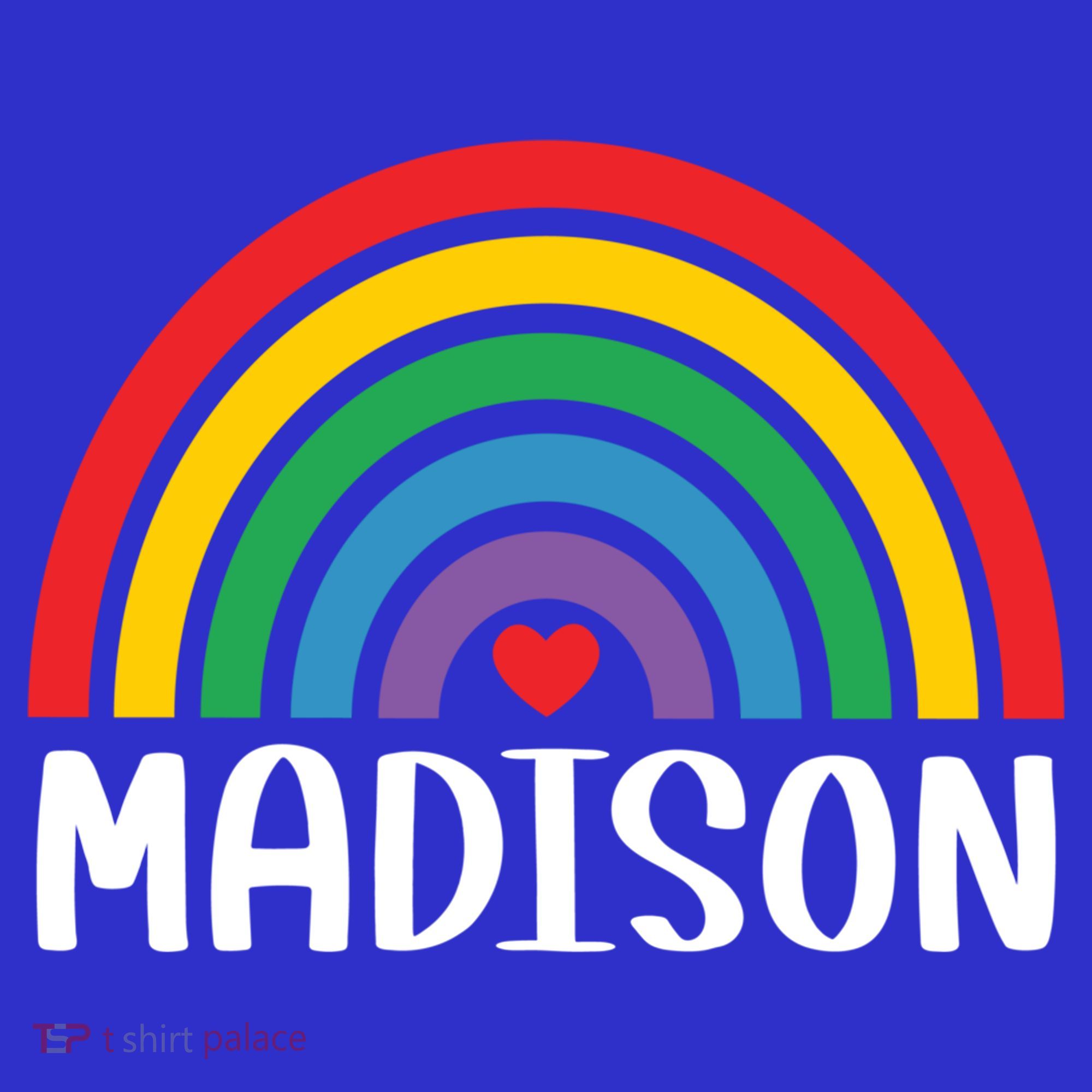 Madison Wisconsin Travel I Love Madison Usa Gift T-Shirt