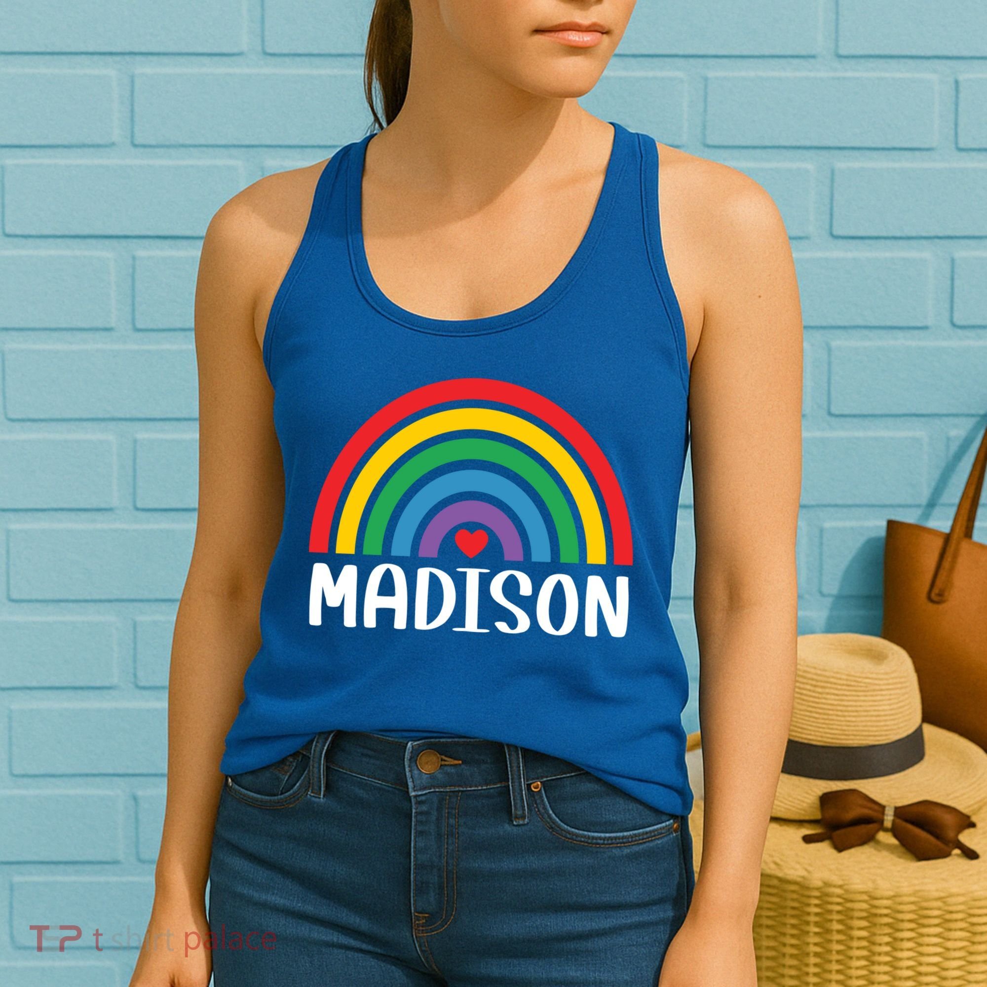 Madison Wisconsin Travel I Love Madison Usa Gift Women's Tank Top