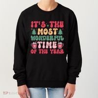 Most Wonderful Time Of The Year Festive Graphic Women's Sweatshirt thumb 0