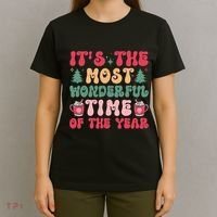 Most Wonderful Time Of The Year Festive Graphic T-Shirt thumb 4