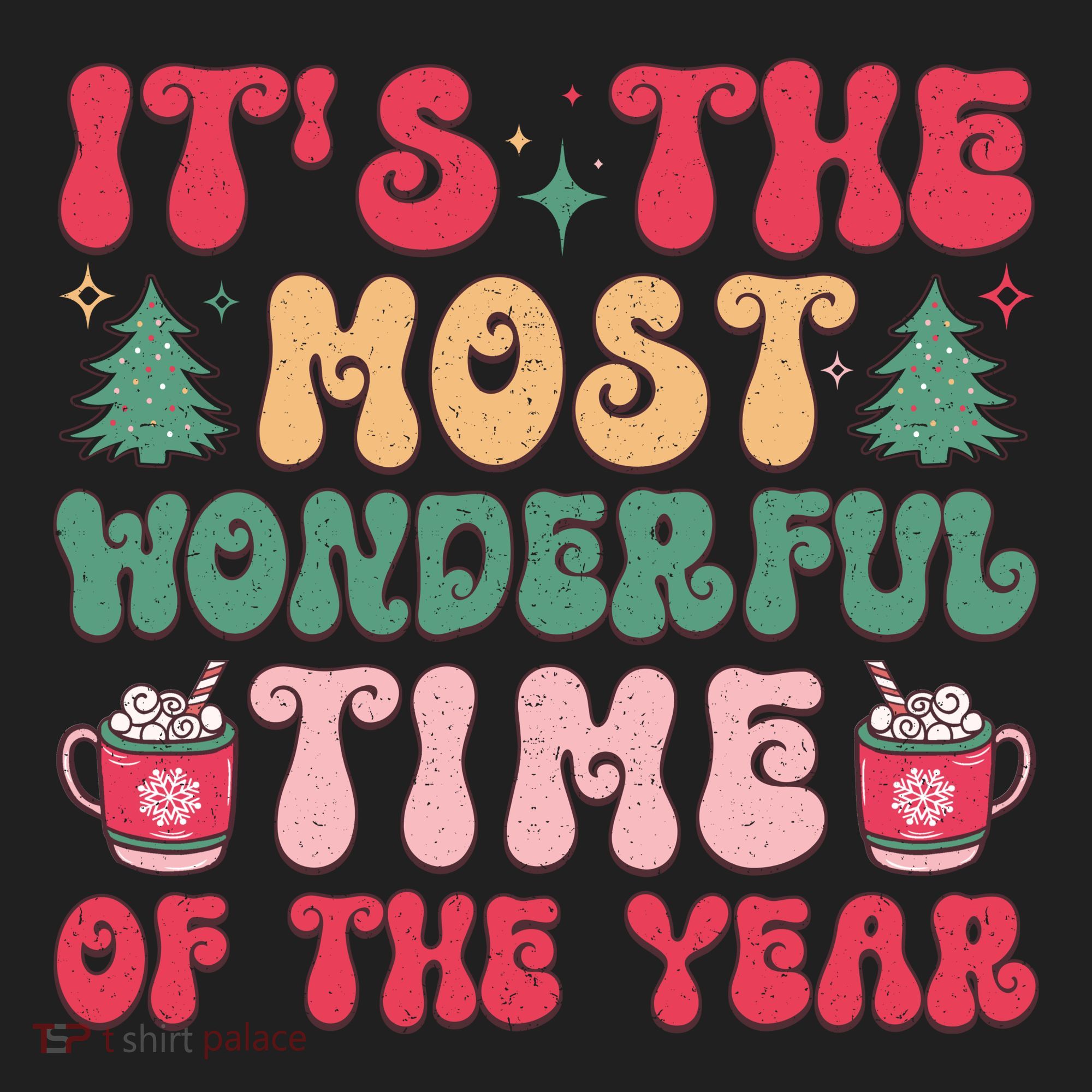Most Wonderful Time Of The Year Festive Graphic Beanie