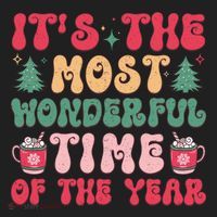 Most Wonderful Time Of The Year Festive Graphic Hat thumb 2