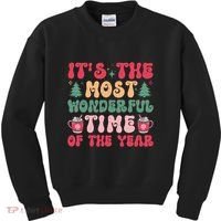 Most Wonderful Time Of The Year Festive Graphic Kids Sweatshirt thumb 0