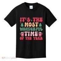 Most Wonderful Time Of The Year Festive Graphic Kids T-Shirt thumb 0