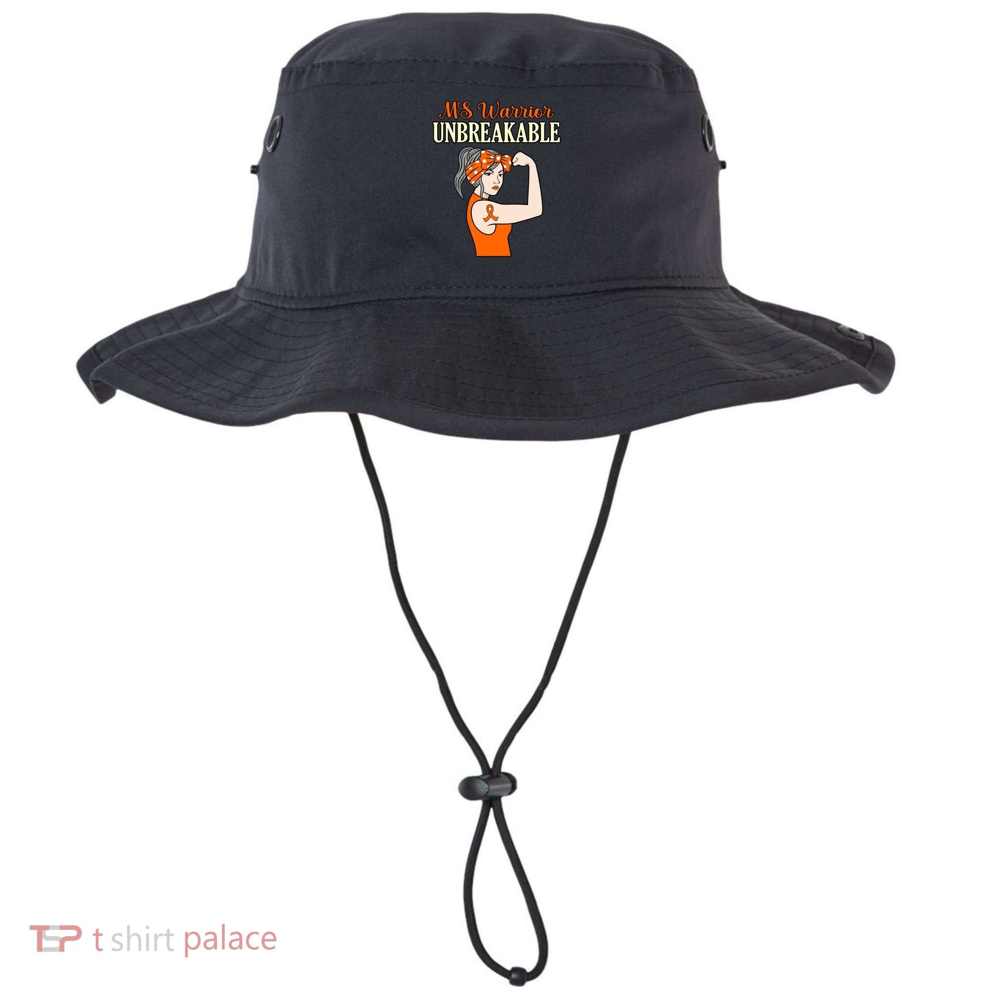 Ms Warrior Unbreakable Multiple Sclerosis Awareness Graphic Great Gift Bucket Hat
