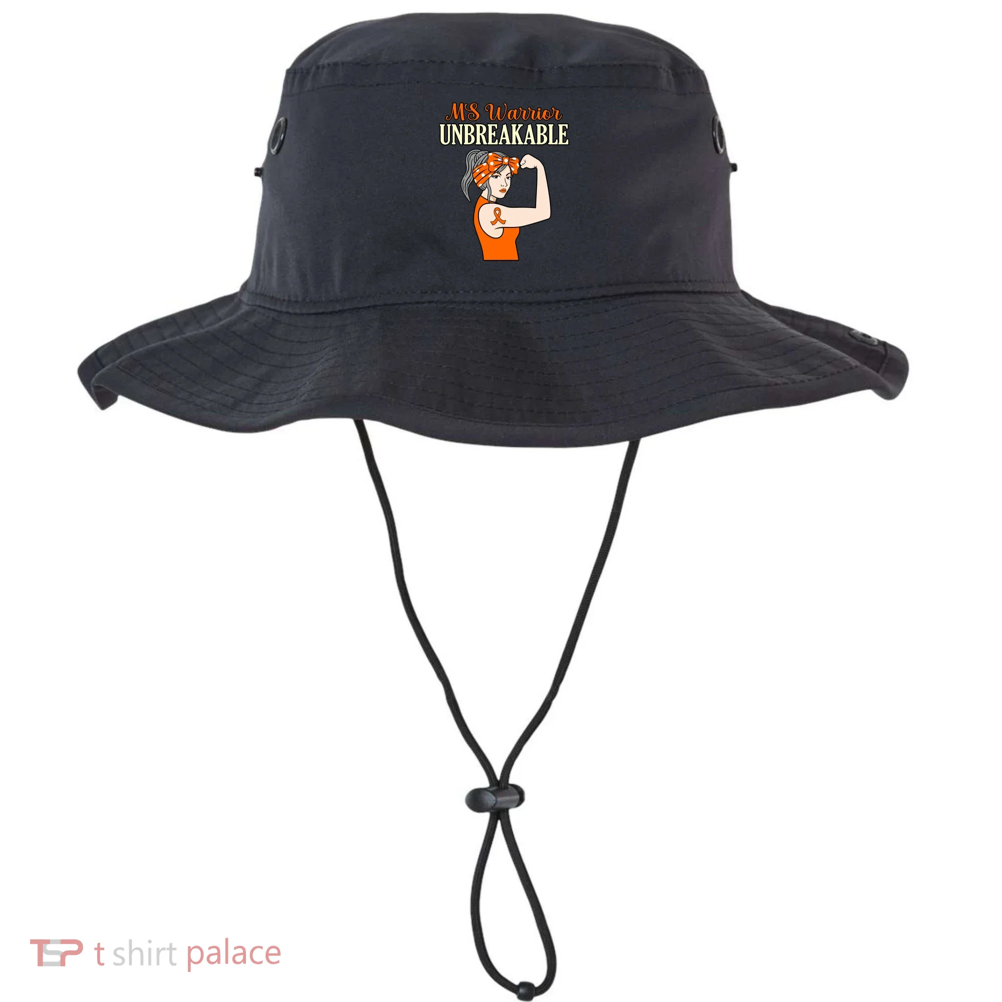 Ms Warrior Unbreakable Multiple Sclerosis Awareness Graphic Great Gift Bucket Hat