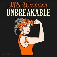 Ms Warrior Unbreakable Multiple Sclerosis Awareness Graphic Great Gift Bucket Hat thumb 4