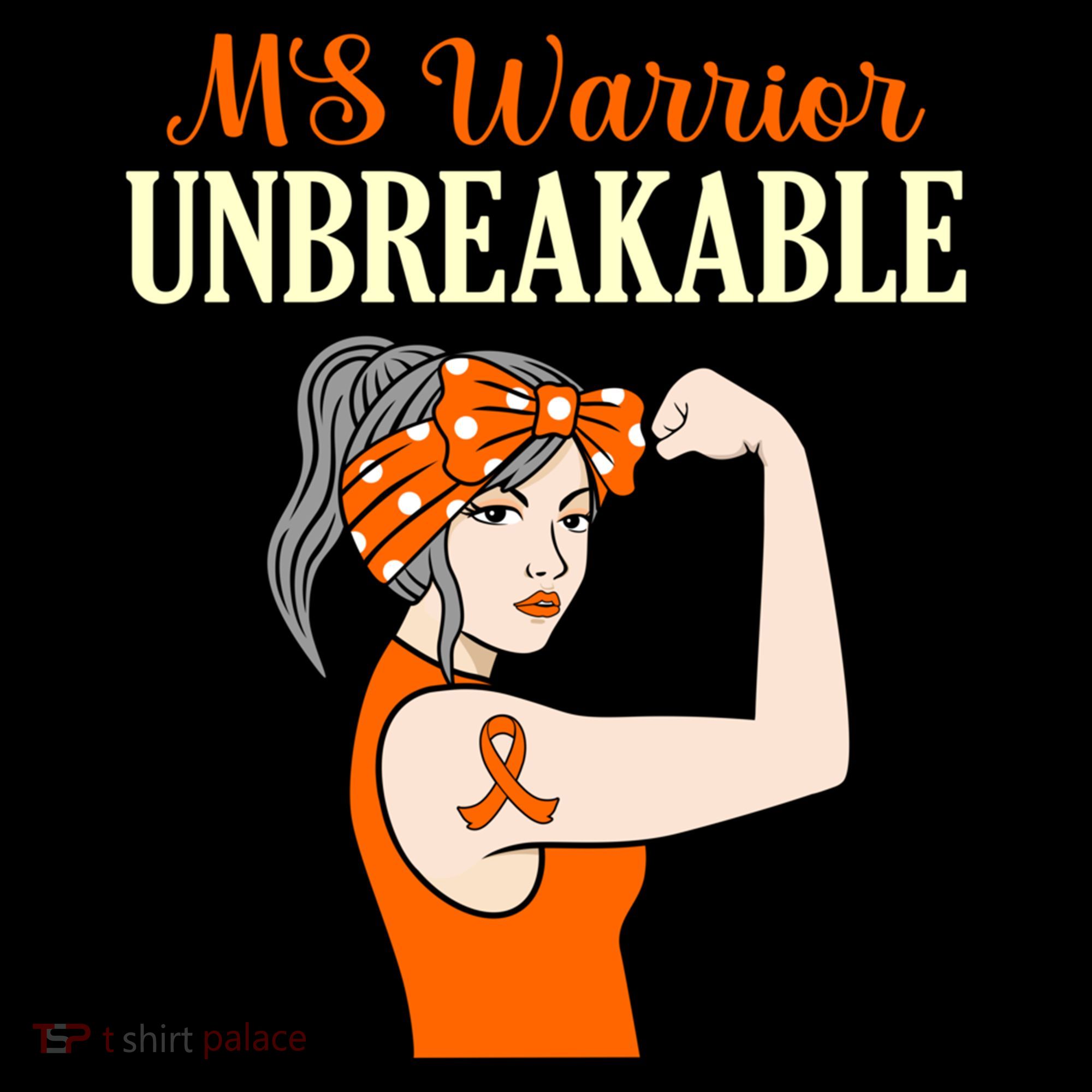 Ms Warrior Unbreakable Multiple Sclerosis Awareness Graphic Great Gift Women's Hoodie