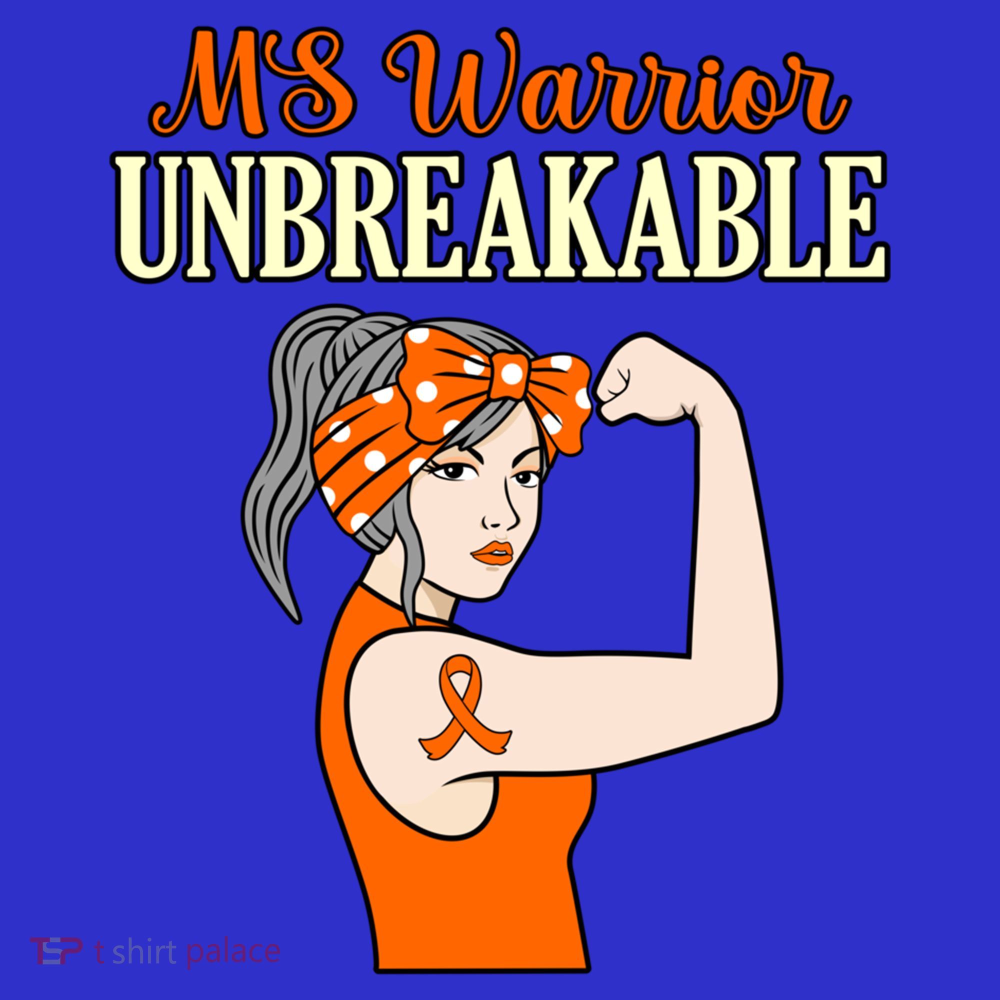 Ms Warrior Unbreakable Multiple Sclerosis Awareness Graphic Great Gift Button