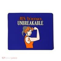 Ms Warrior Unbreakable Multiple Sclerosis Awareness Graphic Great Gift Mousepad thumb 0