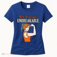 Ms Warrior Unbreakable Multiple Sclerosis Awareness Graphic Great Gift Women's T-Shirt thumb 0