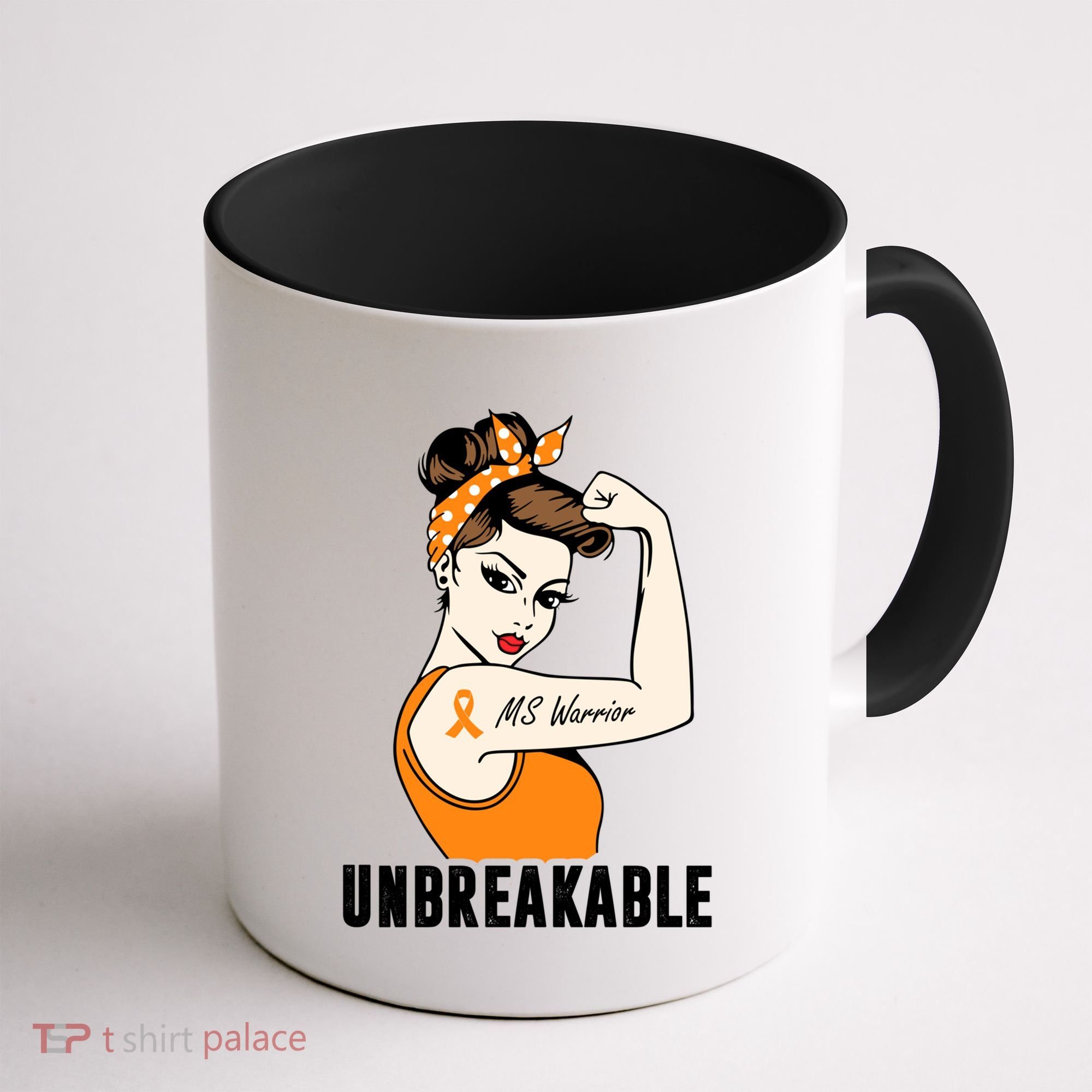 Ms Warrior Unbreakable Gift Multiple Sclerosis Awareness Great Gift Coffee Mug