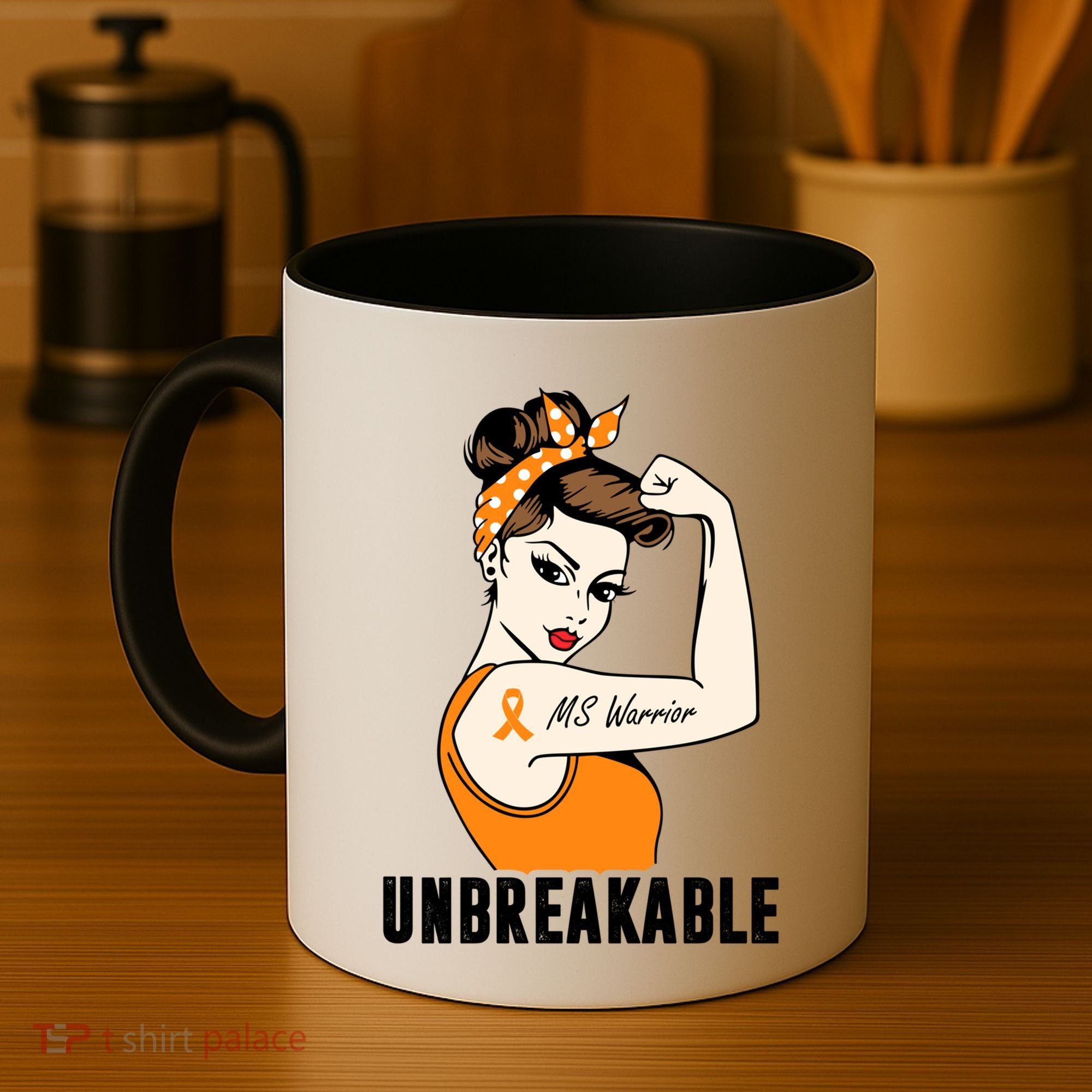 Ms Warrior Unbreakable Gift Multiple Sclerosis Awareness Great Gift Coffee Mug
