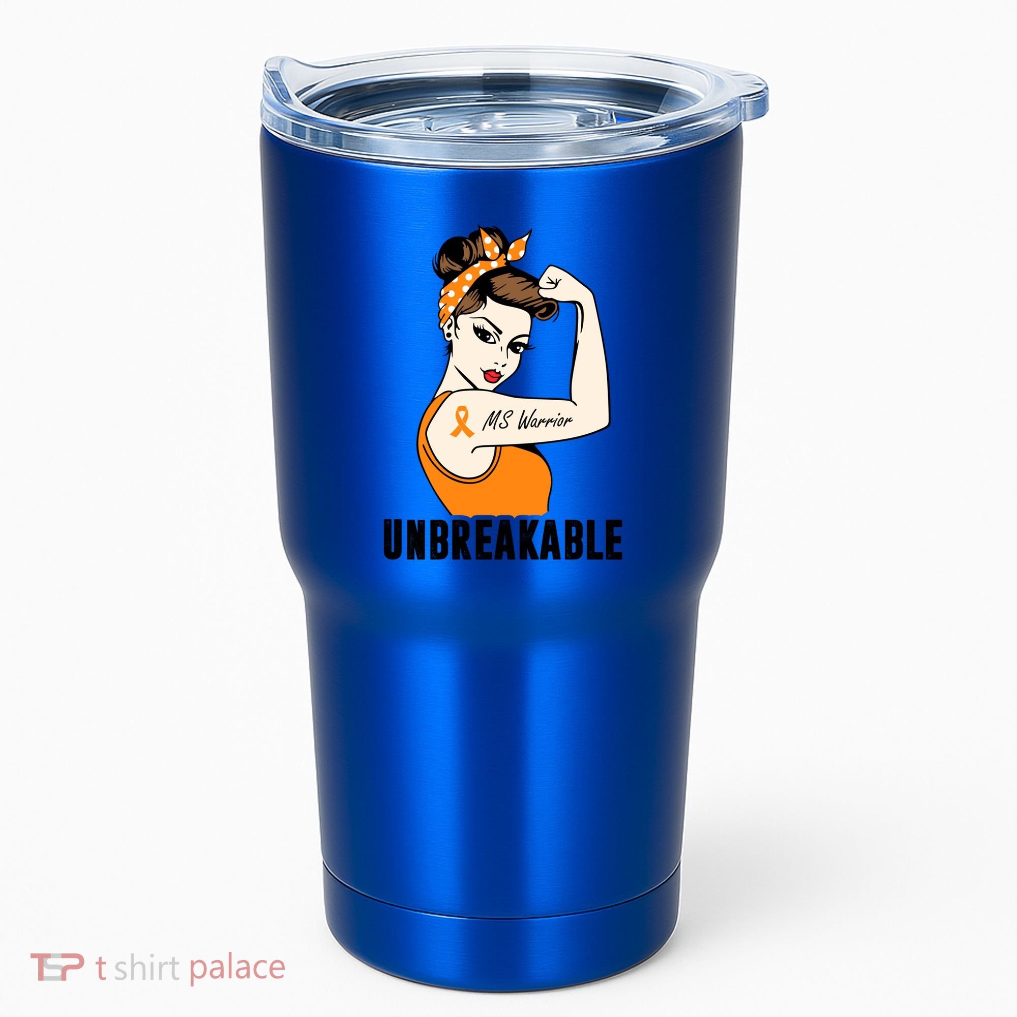 Ms Warrior Unbreakable Gift Multiple Sclerosis Awareness Great Gift Tumbler