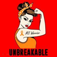 Ms Warrior Unbreakable Gift Multiple Sclerosis Awareness Great Gift Santa Hat thumb 1