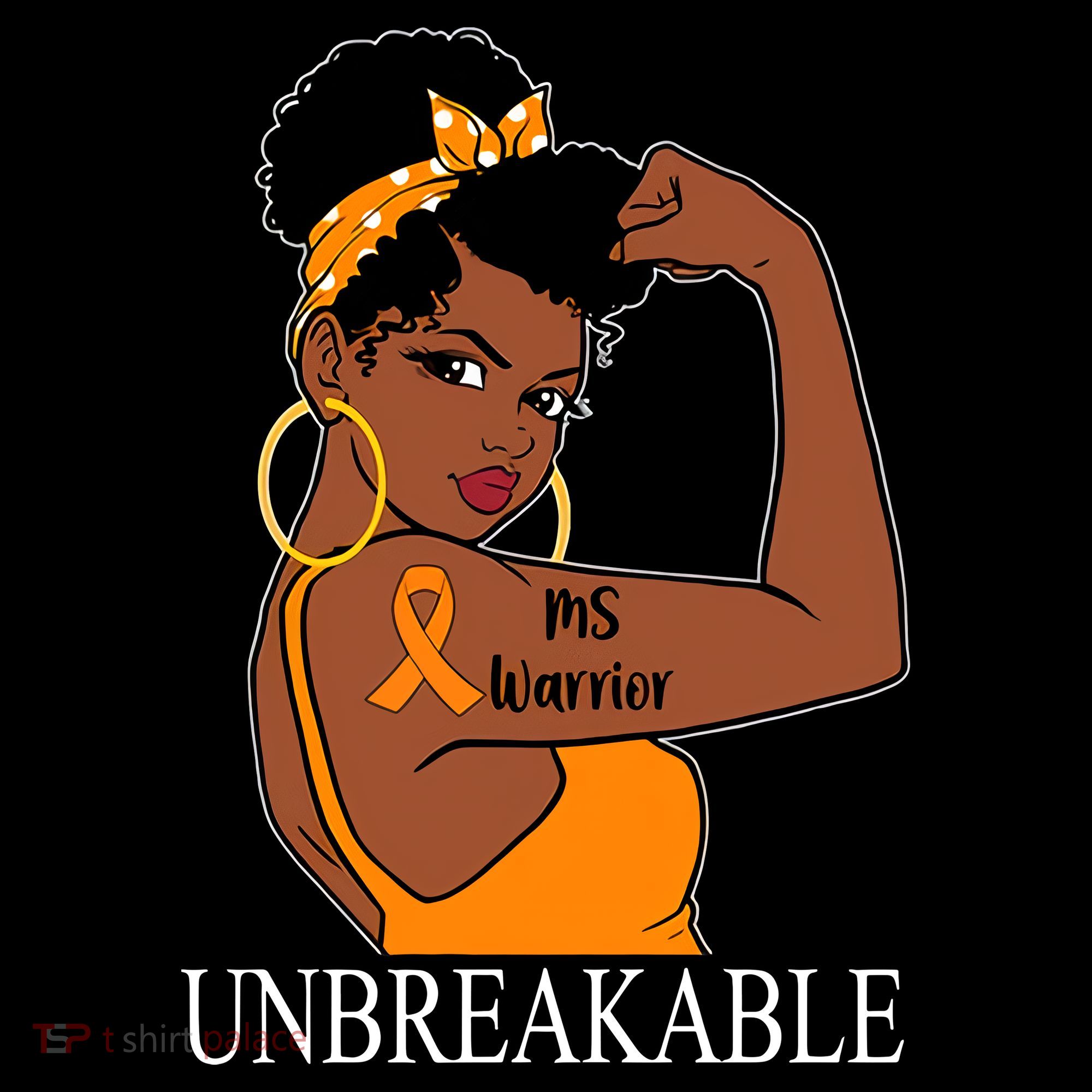 Ms Warrior Unbreakable Multiple Sclerosis Awareness Black Women Backpack